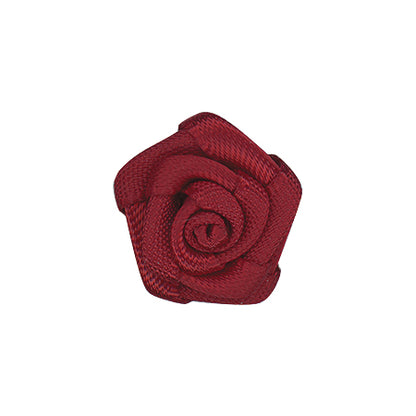 Rose Ribbon Bow With Single Face 15mm(20pcs)