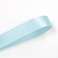 Double Side satin Bow Light Blue Series (25 PCS)