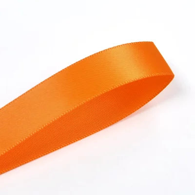 16mm Premium Double Face Satin Ribbon Purple, Green, Yellow, Orange, Brown Series