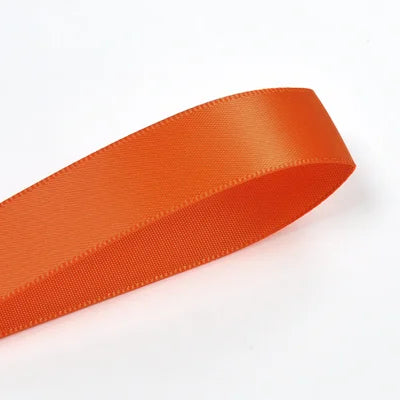 16mm Premium Double Face Satin Ribbon Purple, Green, Yellow, Orange, Brown Series