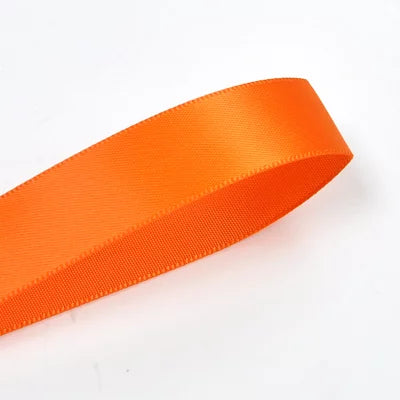 16mm Premium Double Face Satin Ribbon Purple, Green, Yellow, Orange, Brown Series