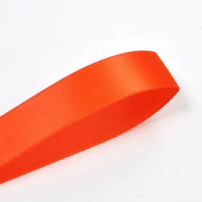 16mm Premium Double Face Satin Ribbon Purple, Green, Yellow, Orange, Brown Series