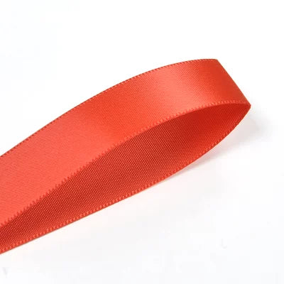 16mm Premium Double Face Satin Ribbon Purple, Green, Yellow, Orange, Brown Series