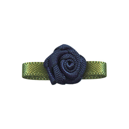 Bow Foliage Flower With Single Face Satin (20 PCS)