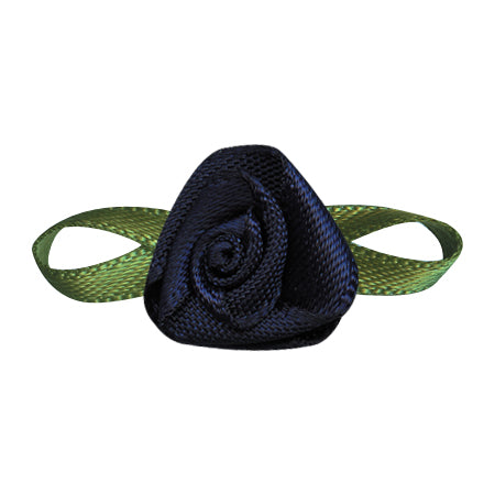 Bow Foliage Flower With Single Face Satin  Ivory Ribbon(20 PCS)