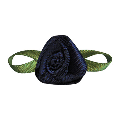 Bow Foliage Flower With Single Face Satin  Ivory Ribbon(20 PCS)