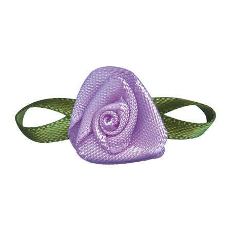 Bow Foliage Flower With Single Face Satin  Ivory Ribbon(20 PCS)