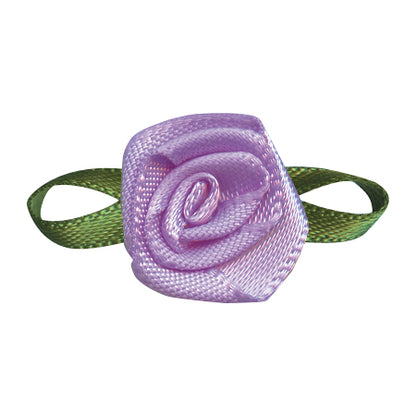 Satin Bow with Flower Foliage (20pcs)