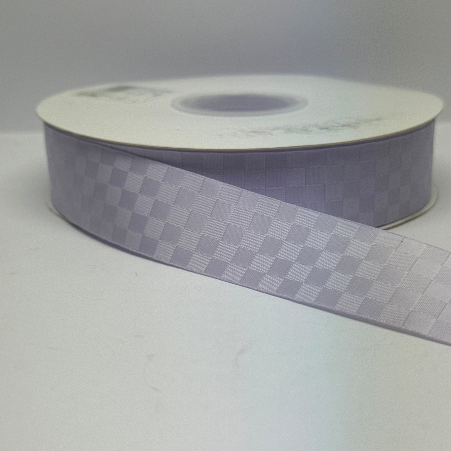 Premium Satin Check Ribbon 25MM