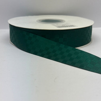 Premium Satin Check Ribbon 25MM