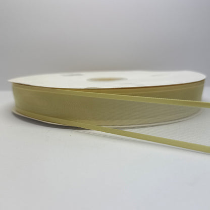 Premium Organza Ribbon with Satin Edge Finish 25MM