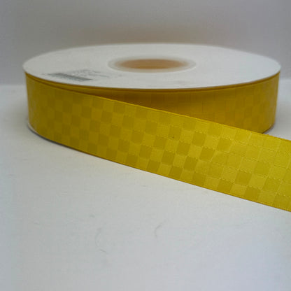Premium Satin Check Ribbon 25MM