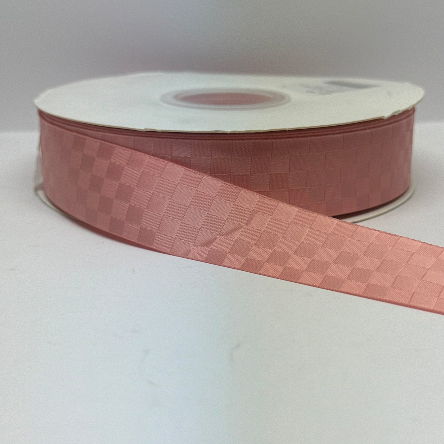 Premium Satin Check Ribbon 25MM