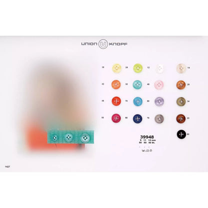 Polyester Four-Hole Button 9mm,11mm