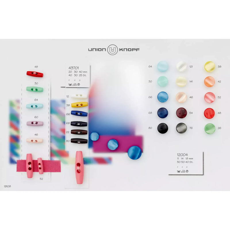 Polyester button shank 11mm,14mm