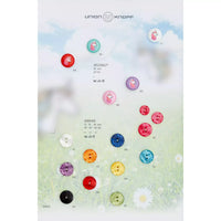 Polyester button Unicorn shank 18mm