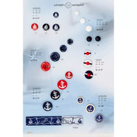 Polyester button Anchor 15mm