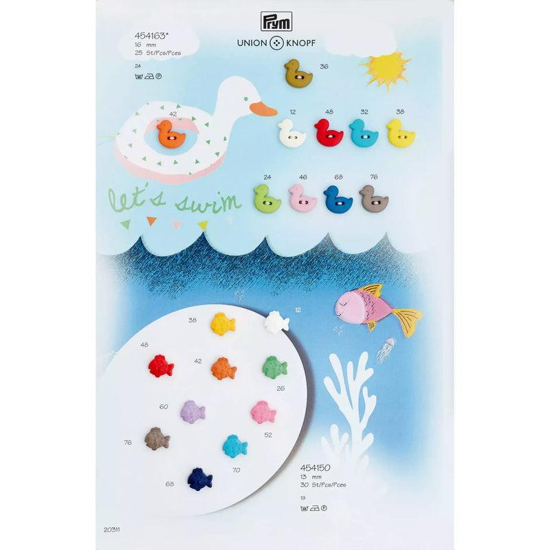 Polyester button shank Duck 16mm