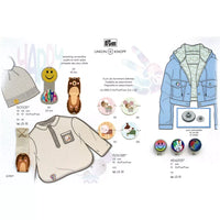 Metal jeans button, Assortment with different motifs, 17mm