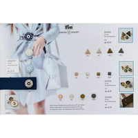 Metal jeans button for screwing 17mm