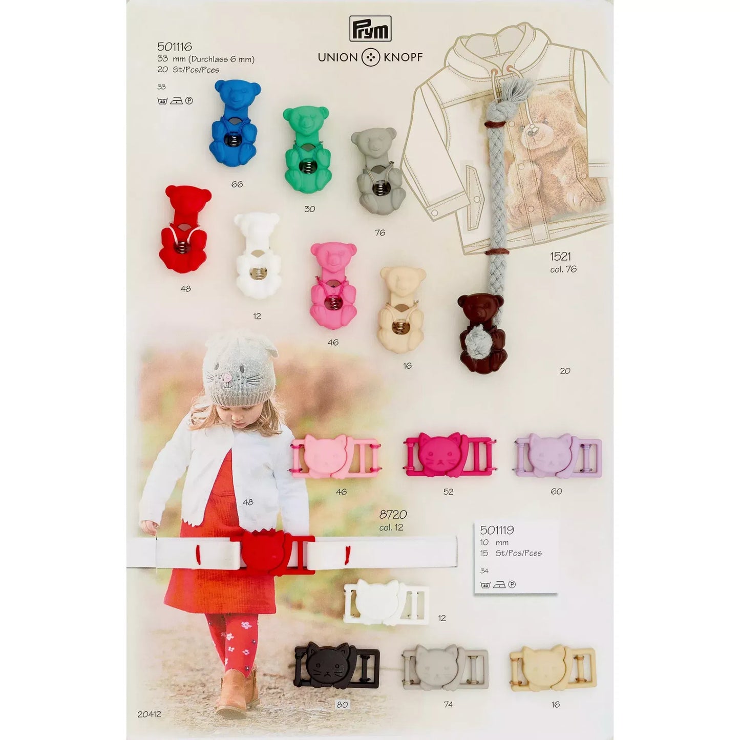 Polyester clip buckle Cat 10mm