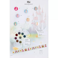 Polyester button 2-holes Flower 12mm