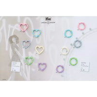 Snap hook with dots 15mm