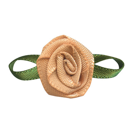 Satin Bow with Flower Foliage (20pcs)