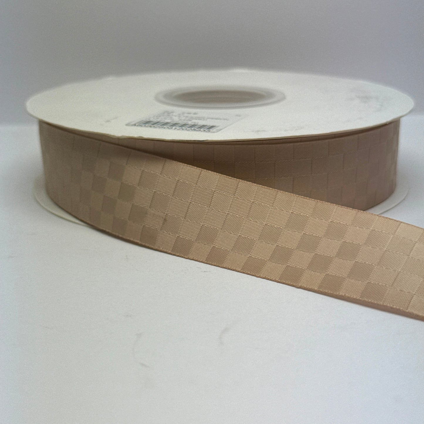 Premium Satin Check Ribbon 25MM