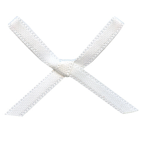 Ribbon Bow with cross Double Face Satin(10PC)