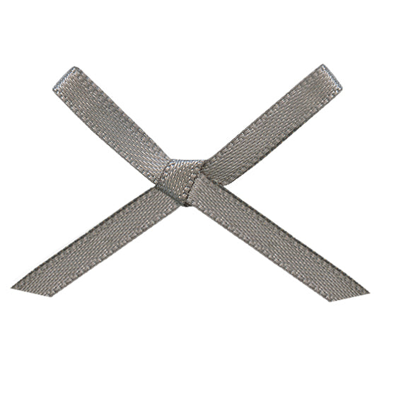 Ribbon Bow with cross Double Face Satin(10PC)