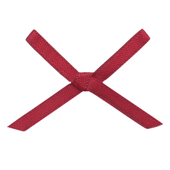 Bow with cross Double Face Satin(20PC)