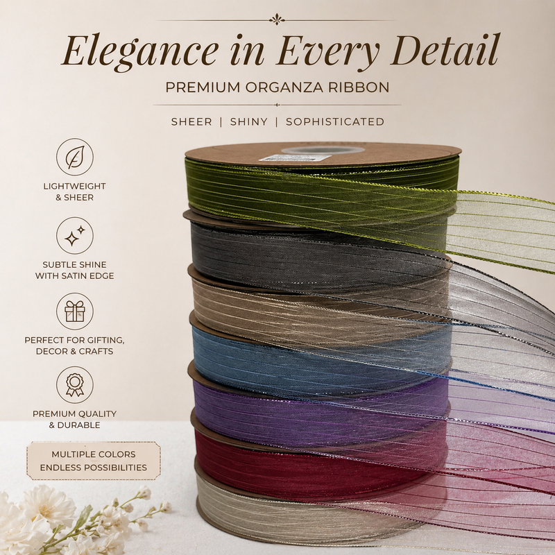 Premium Organza Ribbon-25MM