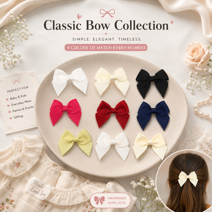 Mini Grosgrain Ribbon Hair Bow(20pcs)
