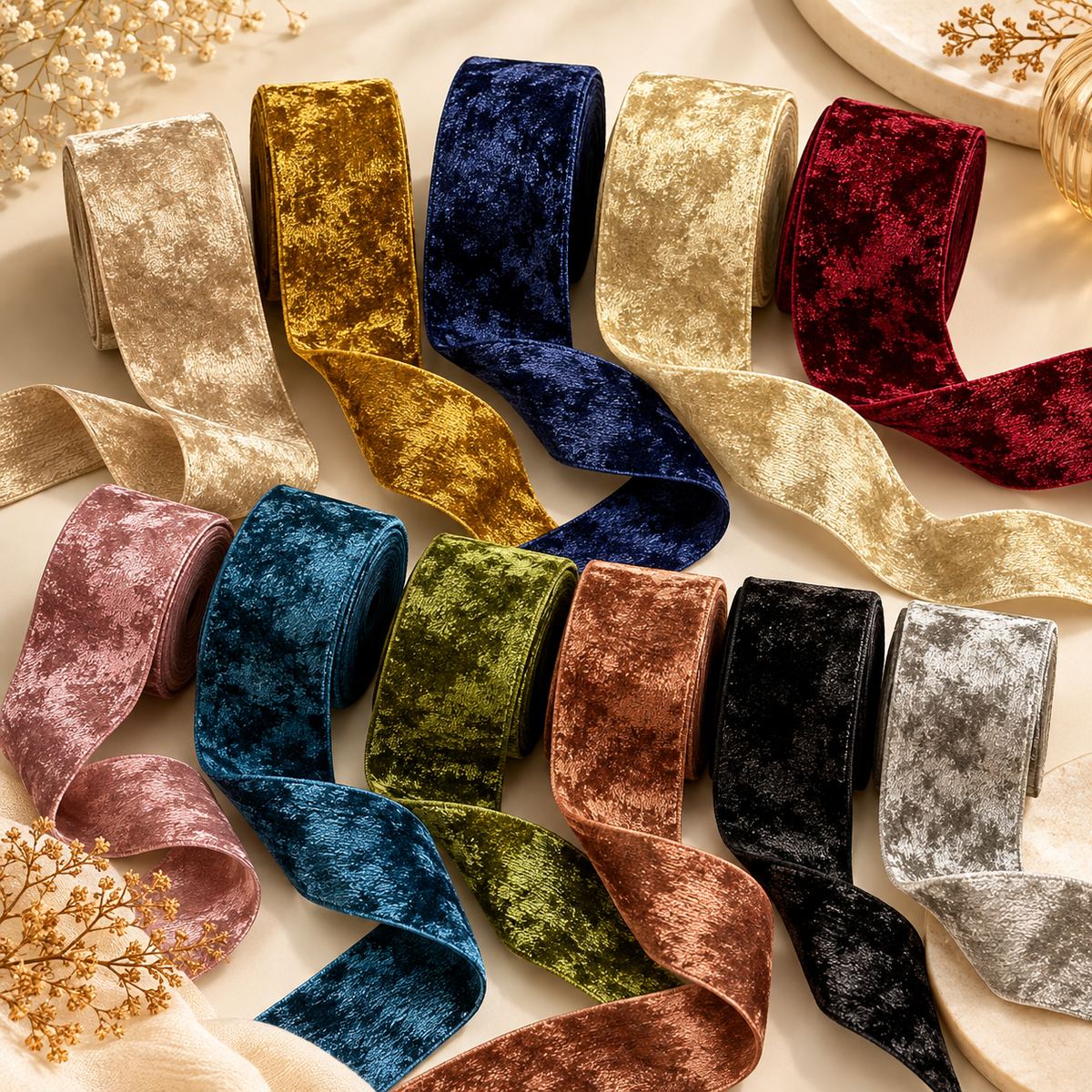 Premium Velvet Ribbon-38mm (5yard)