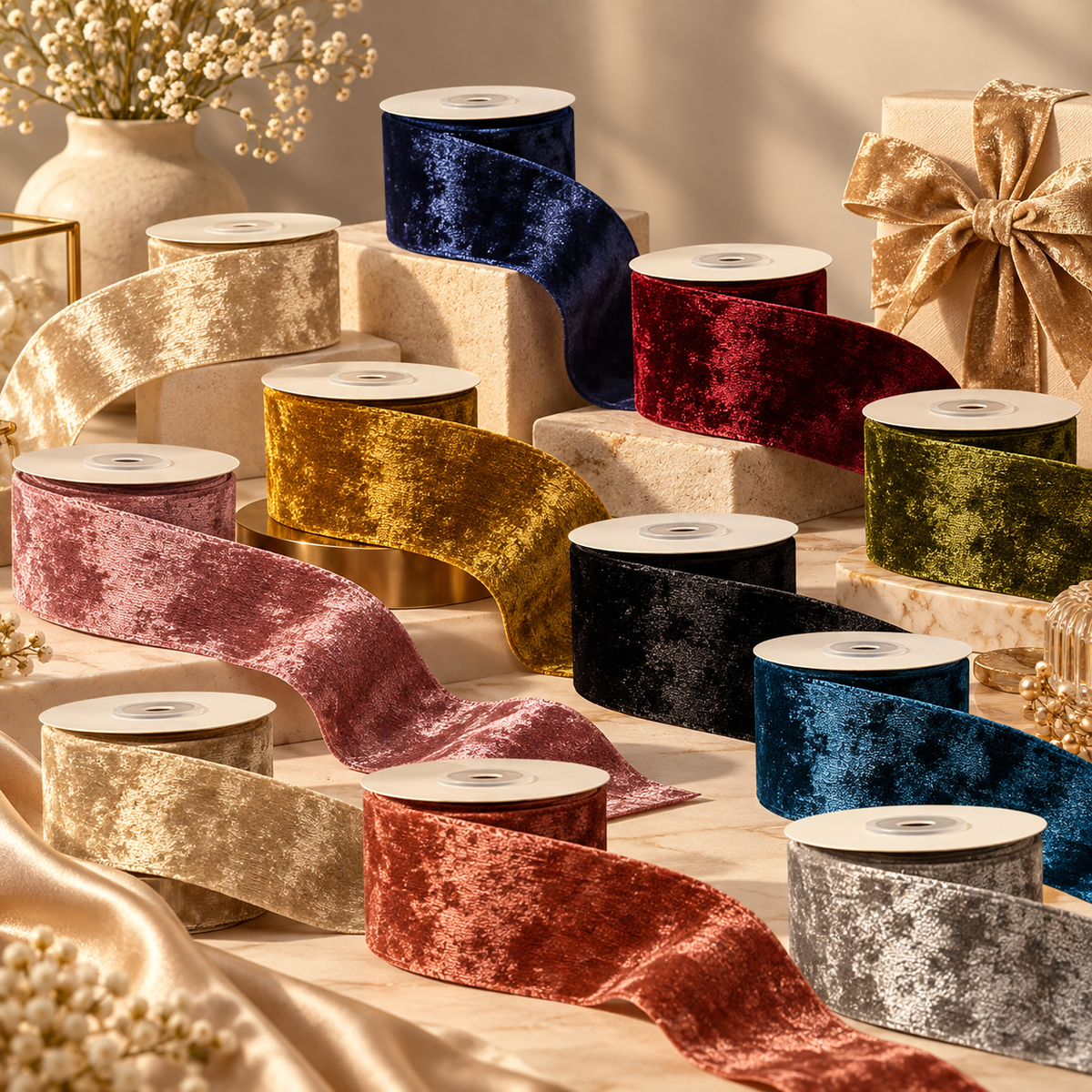 Premium Velvet Ribbon-38mm (5yard)