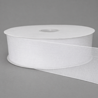 63mm Premium organza ribbon size