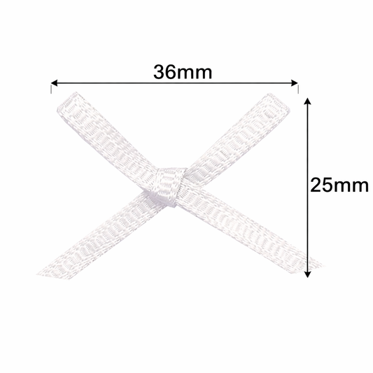 Bow with cross Double Face Satin(20PC)