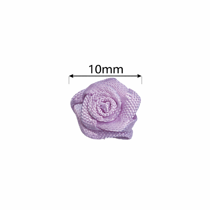 Rose Bow With Single Face Satin(20PCS)
