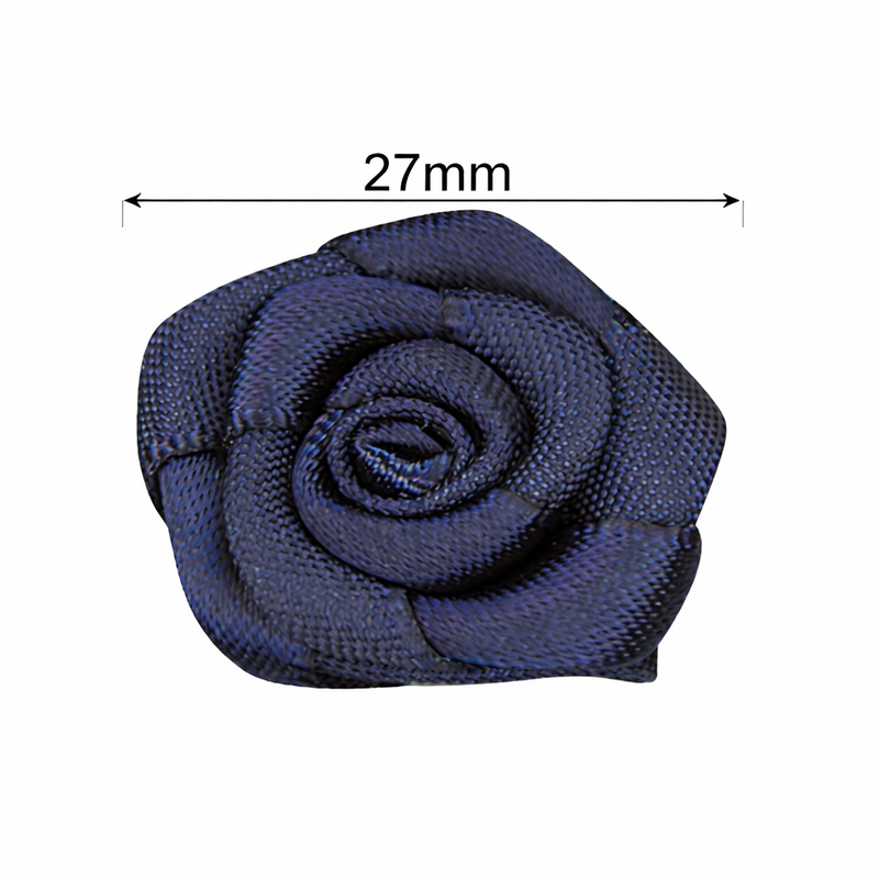 Rose Bow With Single Face Satin (20PCS)