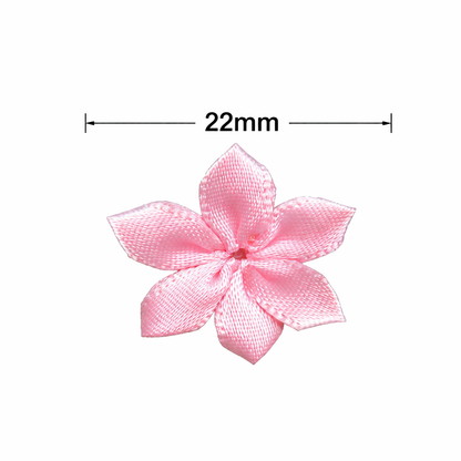 Petaled Bows With Single Face Satin (20PCS)