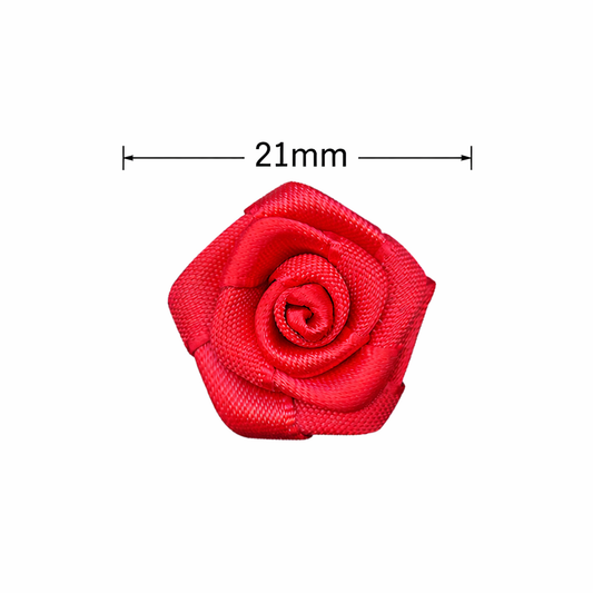 Ribbon Roses Single Face Satin (10PCS)