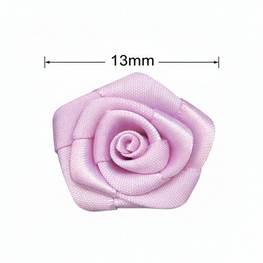 Rose Ribbon Bow With Single Face Satin (10PCS)