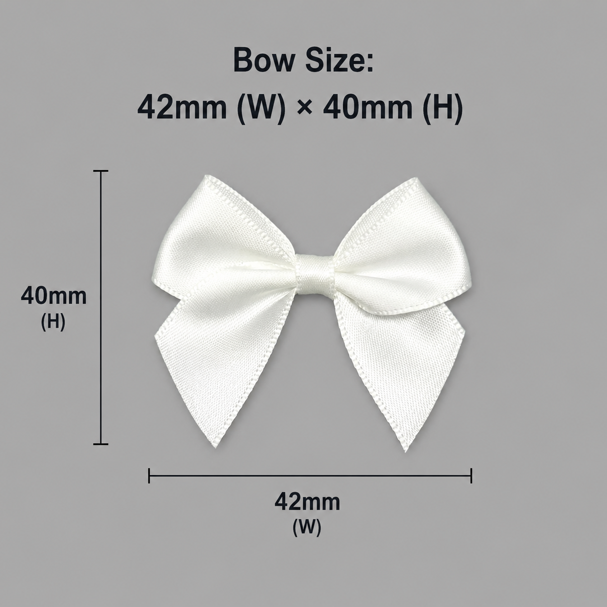 Mini Satin Ribbon Hair Bow(20pcs)