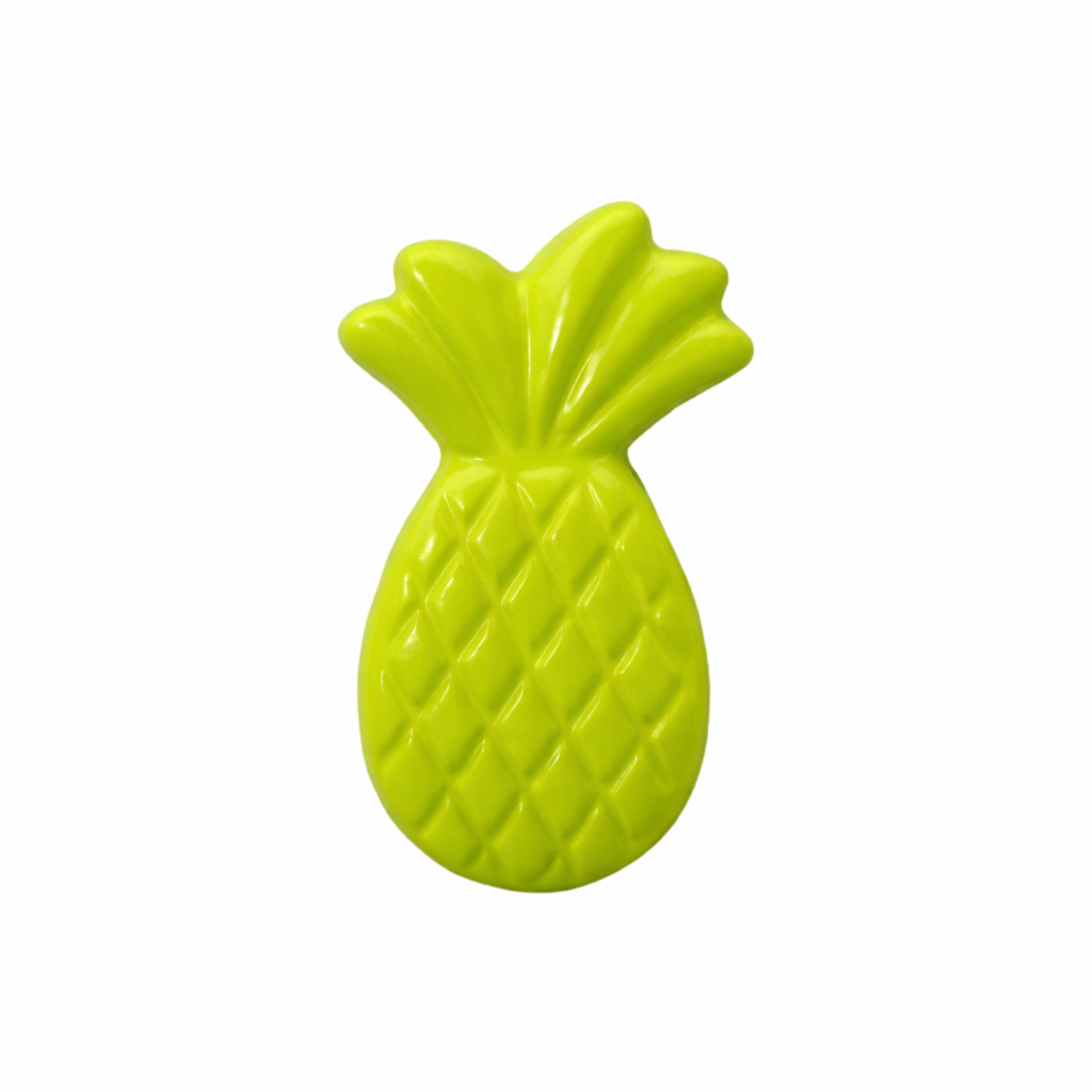 Polyester button shank, Pineapple, 19mm