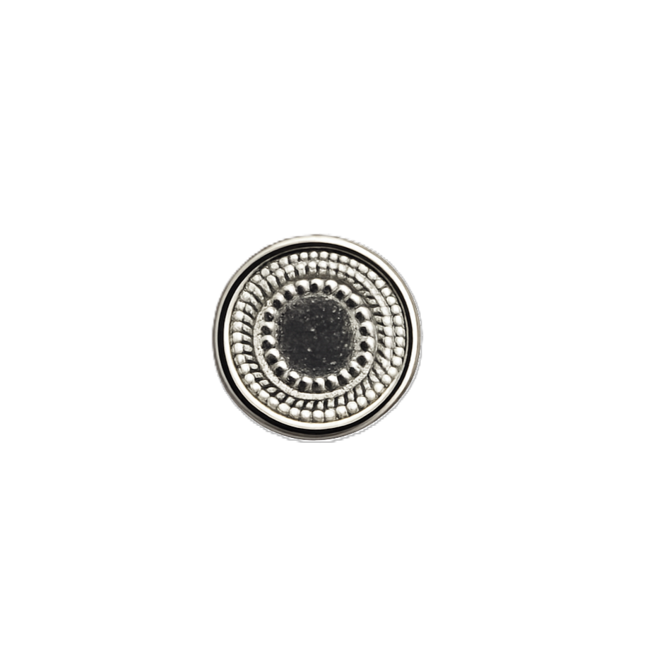 Metal button shank Gold, Silver 11mm