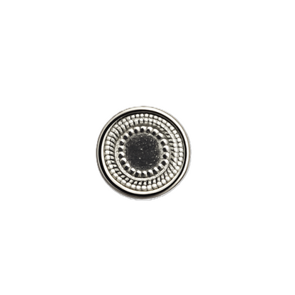 Metal button shank Gold, Silver 11mm