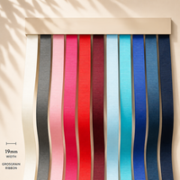 19mm Premium grosgrain ribbon Grey, Pink, Red, Blue series