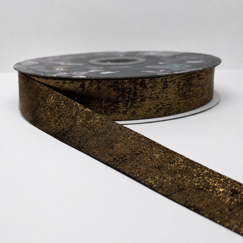 Silver/Gold Metallic Ribbon Roll-25MM