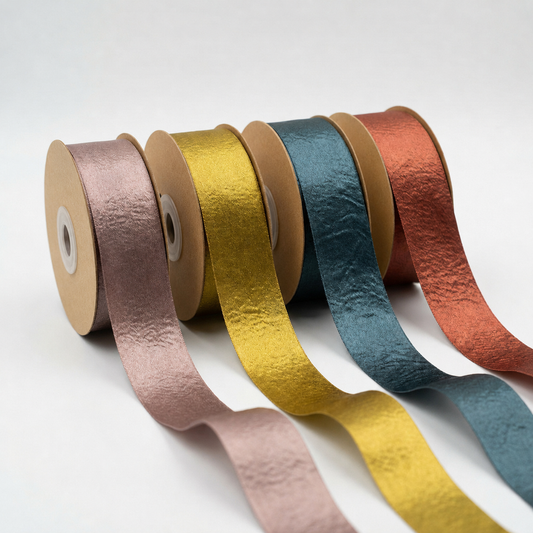 Elegant Foil single side Finish Ribbons -40mm